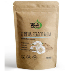 Семена белого льна 1000 г (MUTE SUPERFOOD)