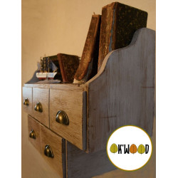 Полка навесная Шебби шик