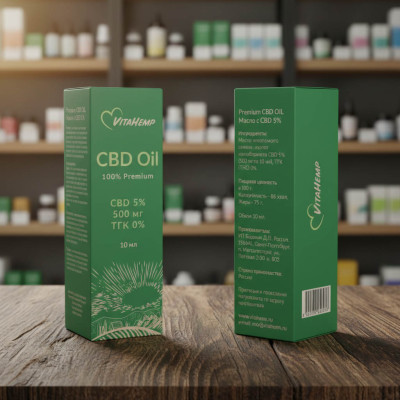 Масло VitaHemp 10мл. CBD 10%